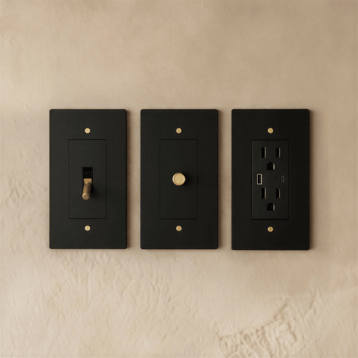 The Brass Electrical Sample Kit - Residence Supply