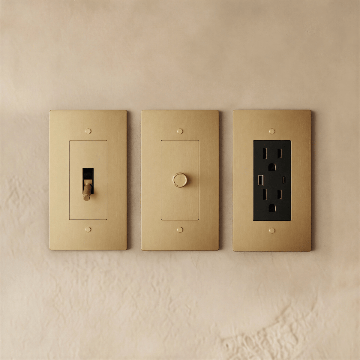The Brass Electrical Sample Kit - Residence Supply