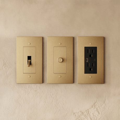 The Brass Electrical Sample Kit - Residence Supply