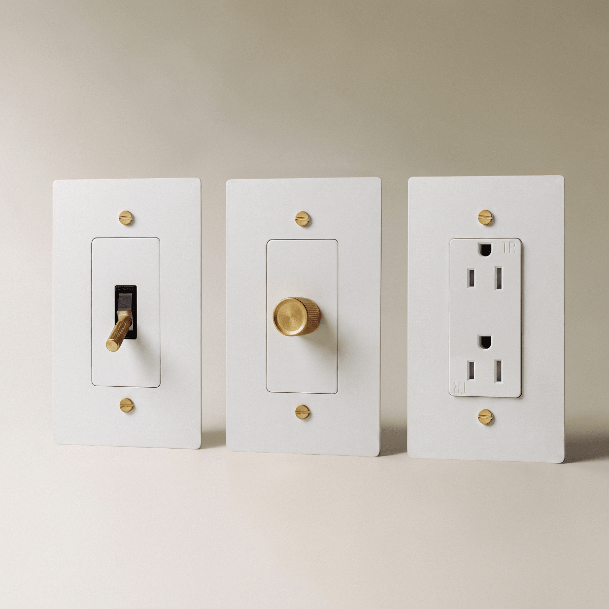 The Brass Electrical Sample Kit - Residence Supply