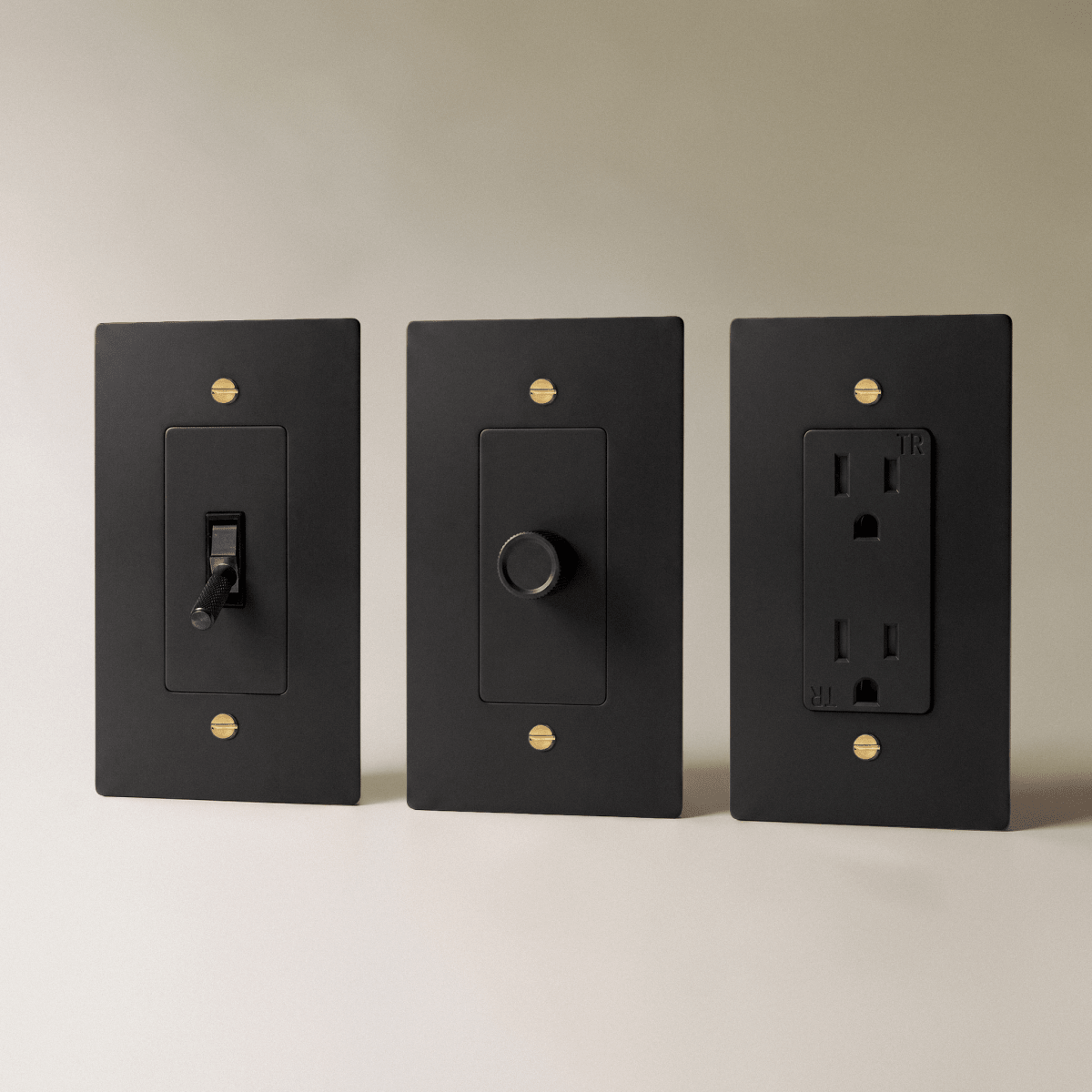 The Brass Electrical Sample Kit - Residence Supply