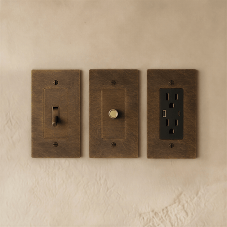The Brass Electrical Sample Kit - Residence Supply
