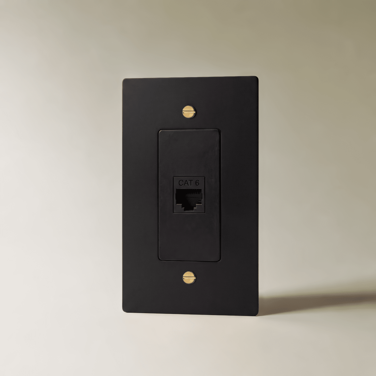 The Brass Ethernet Socket (RJ45) (1-Gang) - Residence Supply