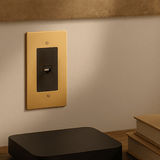 The Brass Ethernet Socket (RJ45) (1 - Gang) - Residence Supply