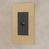 The Brass Ethernet Socket (RJ45) (1 - Gang) - Residence Supply