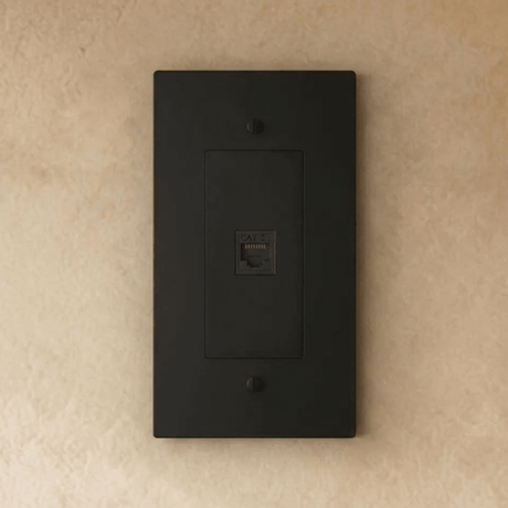 The Brass Ethernet Socket (RJ45) (1 - Gang) - Residence Supply