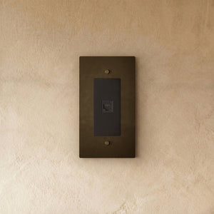 The Brass Ethernet Socket (RJ45) (1-Gang)