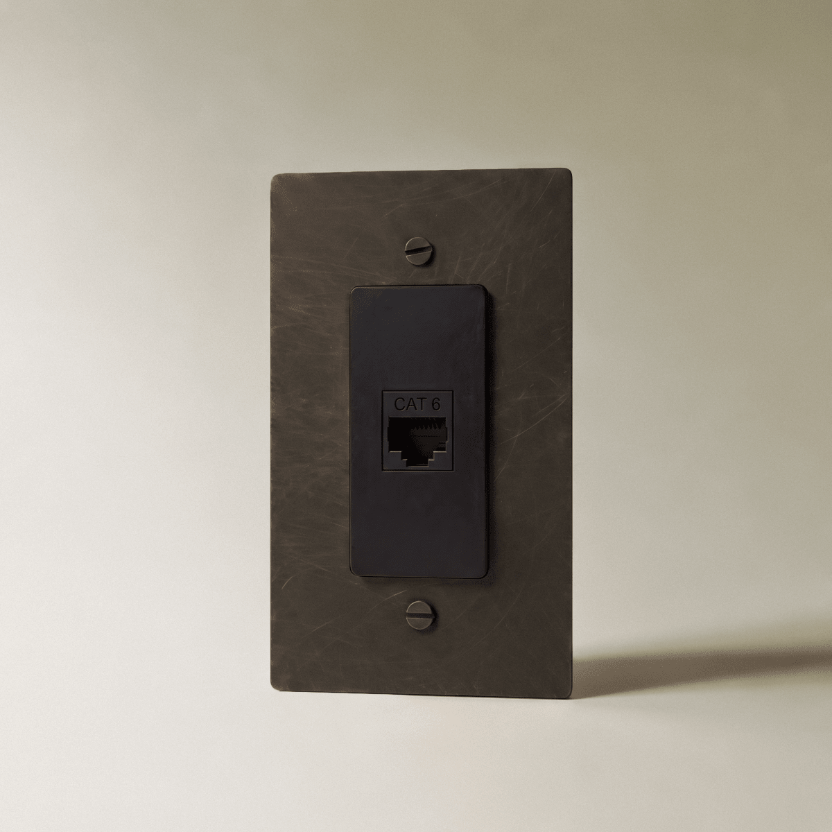 The Brass Ethernet Socket (RJ45) (1-Gang) - Residence Supply