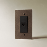 The Brass Ethernet Socket (RJ45) (1-Gang) - Residence Supply
