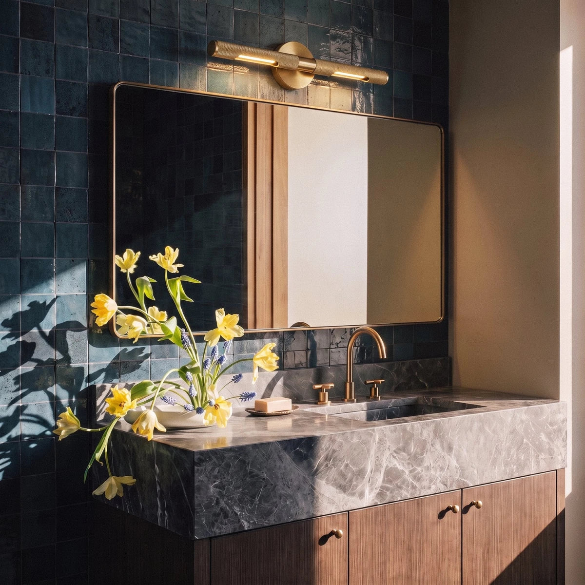 The Brass Mirror Light - Residence Supply