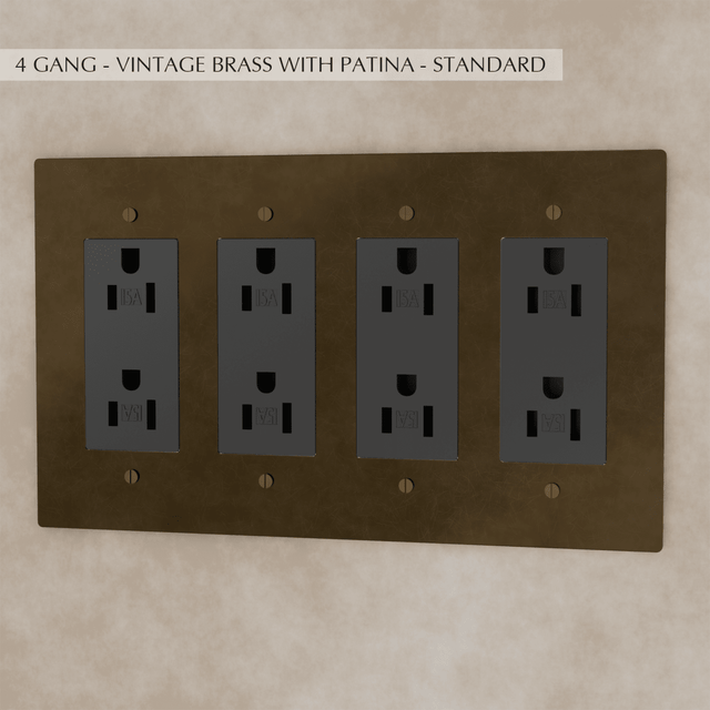 The Brass Outlet (1 to 4 Gang) - Residence Supply