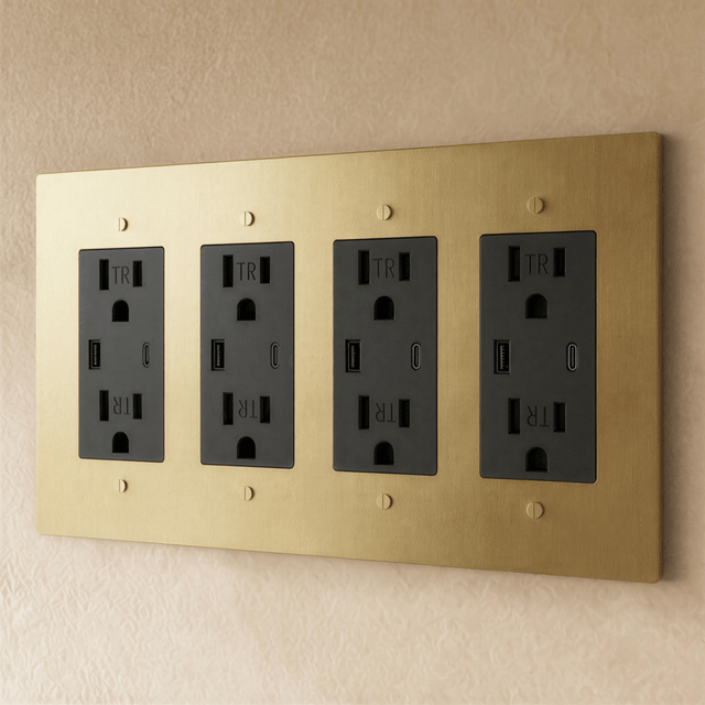 The Brass Outlet (1 to 4 Gang) - Residence Supply