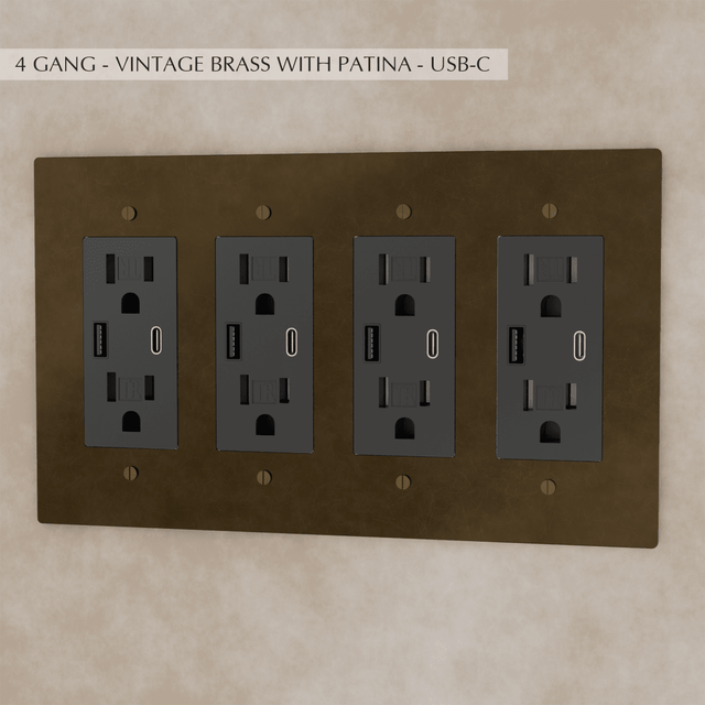 The Brass Outlet (1 to 4 Gang) - Residence Supply
