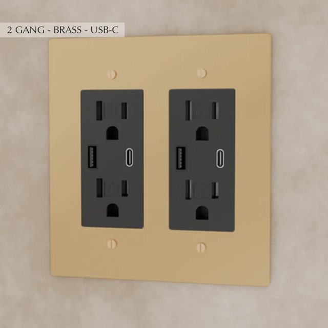 The Brass Outlet (1 to 4 Gang) - Residence Supply