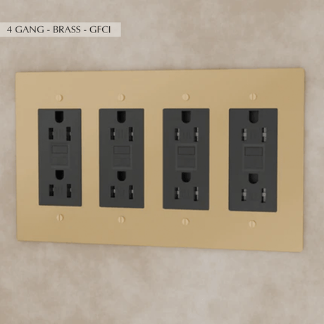 The Brass Outlet (1 to 4 Gang) - Residence Supply