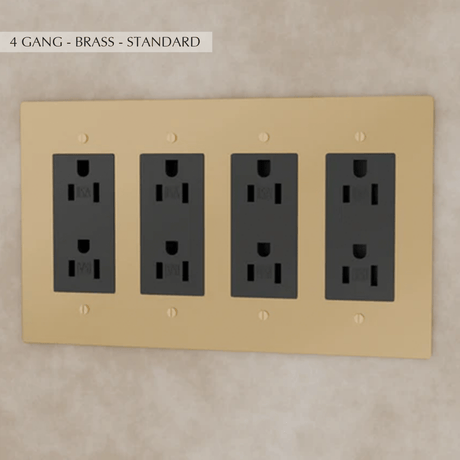 The Brass Outlet (1 to 4 Gang) - Residence Supply