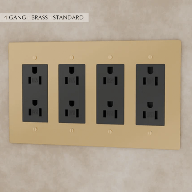 The Brass Outlet (1 to 4 Gang) - Residence Supply