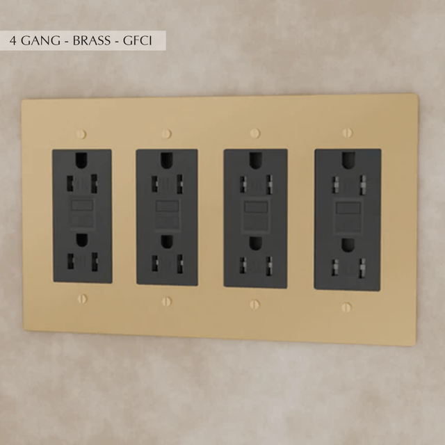 The Brass Outlet (1 to 4 Gang) - Residence Supply