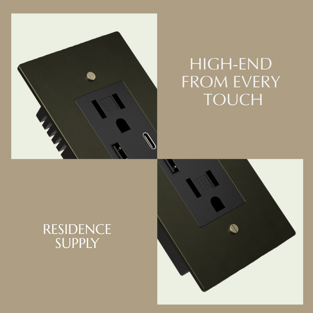 The Brass Outlet (1 to 4 Gang) - Residence Supply