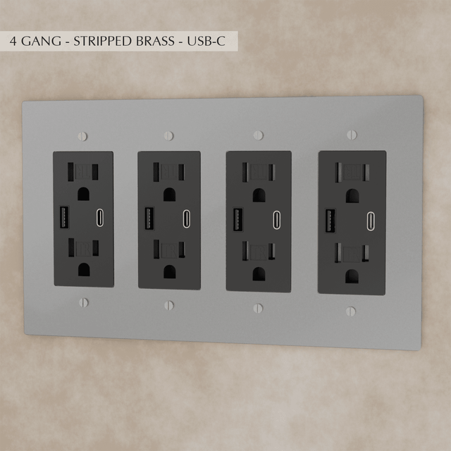 The Brass Outlet (1 to 4 Gang) - Residence Supply