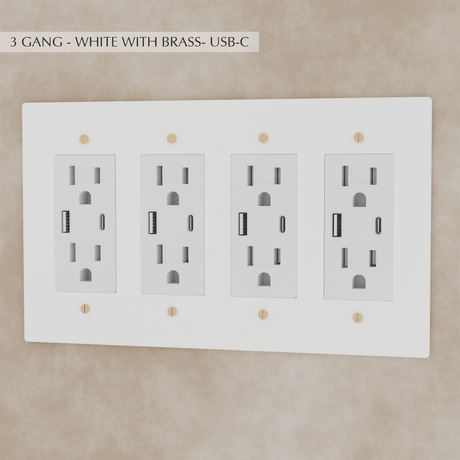 The Brass Outlet (1 to 4 Gang) - Residence Supply