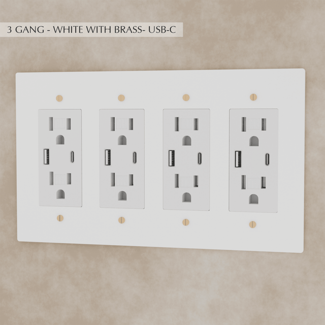 The Brass Outlet (1 to 4 Gang) - Residence Supply