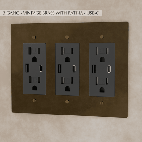 The Brass Outlet (1 to 4 Gang) - Residence Supply