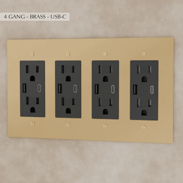 The Brass Outlet (1 to 4 Gang) - Residence Supply