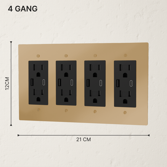 The Brass Outlet (1 to 4 Gang) - Residence Supply