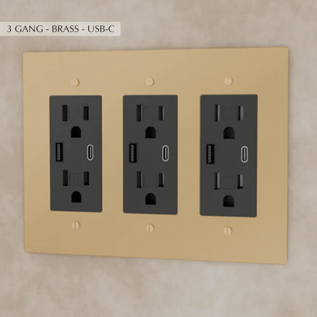 The Brass Outlet (1 to 4 Gang) - Residence Supply
