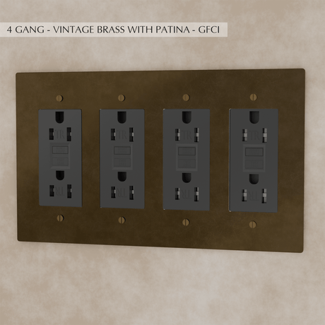 The Brass Outlet (1 to 4 Gang) - Residence Supply
