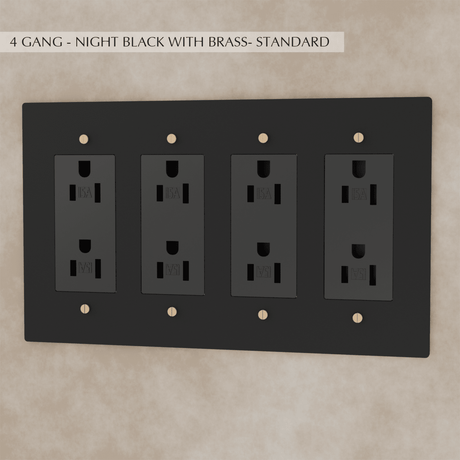 The Brass Outlet (1 to 4 Gang) - Residence Supply