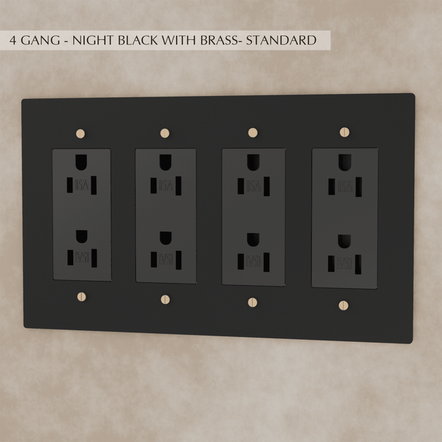 The Brass Outlet (1 to 4 Gang) - Residence Supply