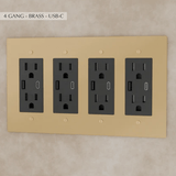 The Brass Outlet (1 to 4 Gang) - Residence Supply