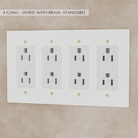 The Brass Outlet (1 to 4 Gang) - Residence Supply