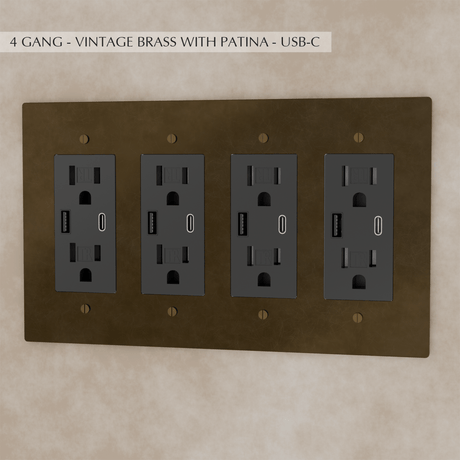 The Brass Outlet (1 to 4 Gang) - Residence Supply