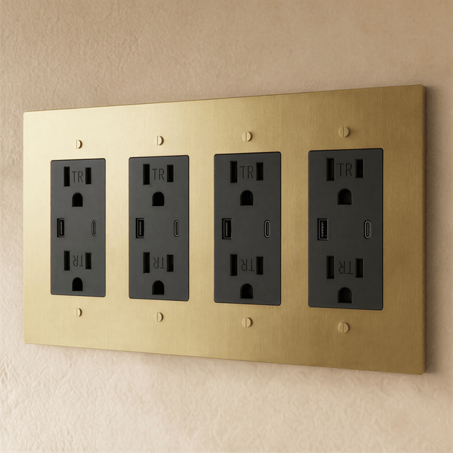 The Brass Outlet (1 to 4 Gang) - Residence Supply