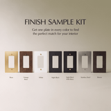 The Brass Plate 6-Piece Sample Kit - Residence Supply