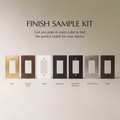 The Brass Plate 6-Piece Sample Kit - Residence Supply