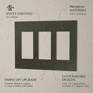 The Brass Plate (Bronze with Patina)