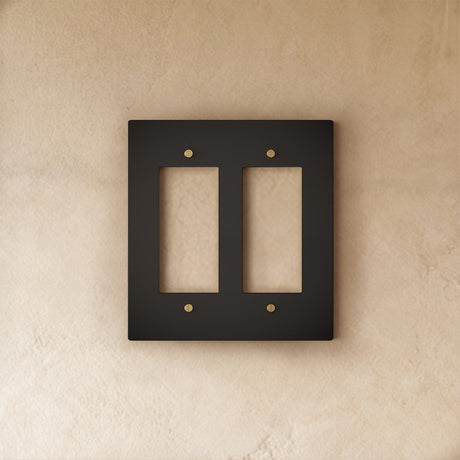 The Brass Plate (Night Black with Brass) - Residence Supply