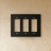 The Brass Plate (Night Black with Brass) - Residence Supply