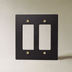 The Brass Plate (Night Black with Brass) - Residence Supply