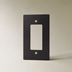 The Brass Plate (Night Black with Brass) - Residence Supply