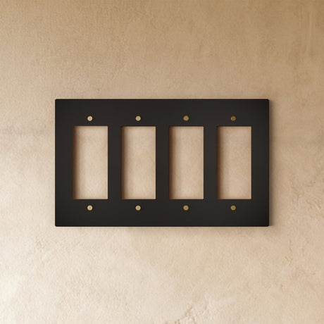 The Brass Plate (Night Black with Brass) - Residence Supply