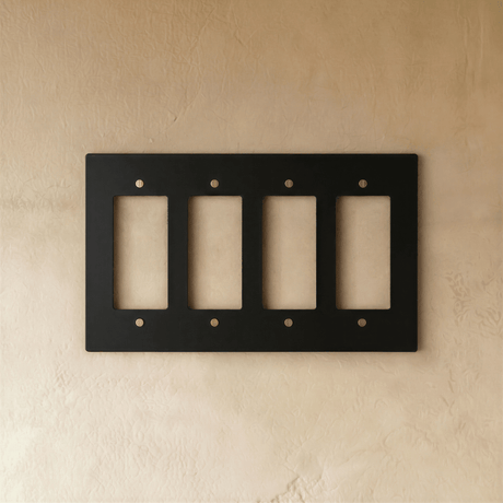 The Brass Plate (Night Black with Brass) - Residence Supply