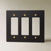 The Brass Plate (Night Black with Brass) - Residence Supply