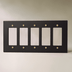 The Brass Plate (Night Black with Brass) - Residence Supply