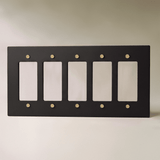 The Brass Plate (Night Black with Brass) - Residence Supply