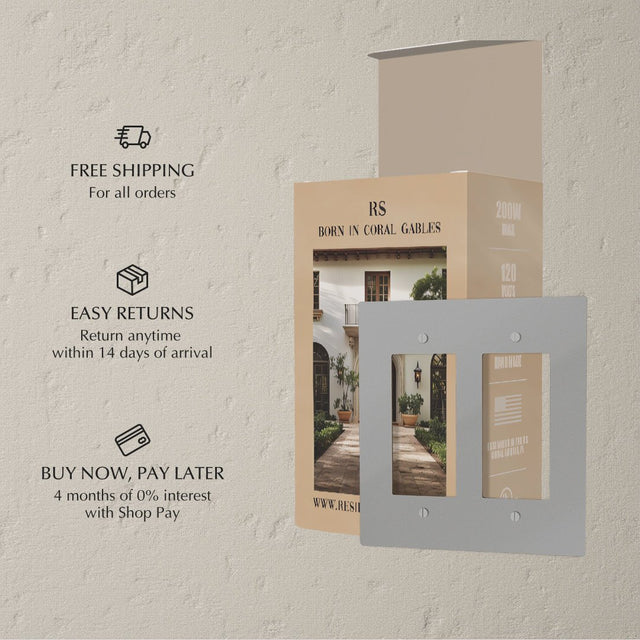 The Brass Plate (Stainless Steel) - Residence Supply